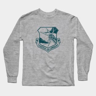 SAC Emblem Single Color Dark Aqua Long Sleeve T-Shirt